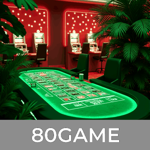 80GAME: Slots Incríveis, Mesa Estratégica e Live Dealer
